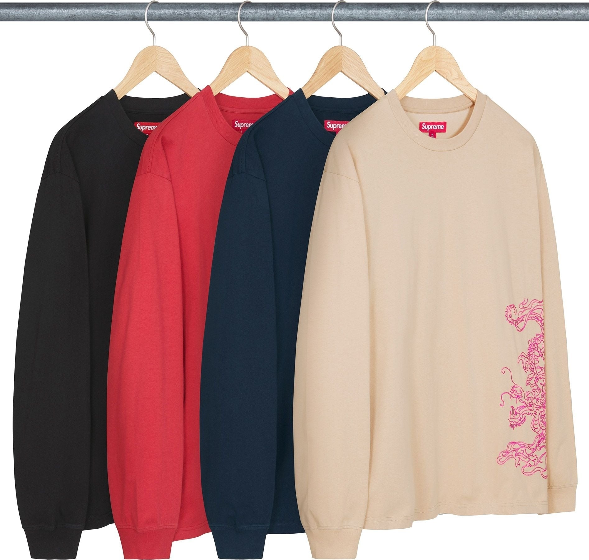 Dragon Embroidered L/S Top